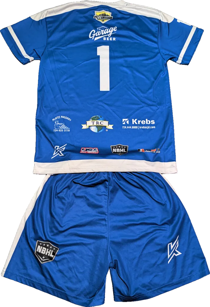 Cranberry Apocalypse blue jersey, back