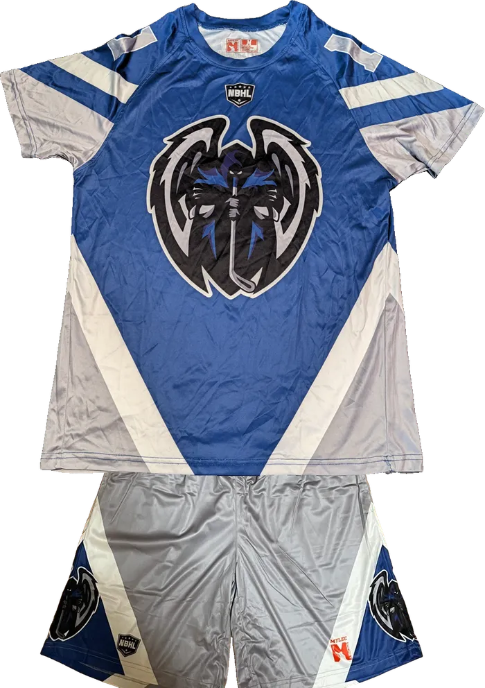 Inner City Guardians blue jersey, front