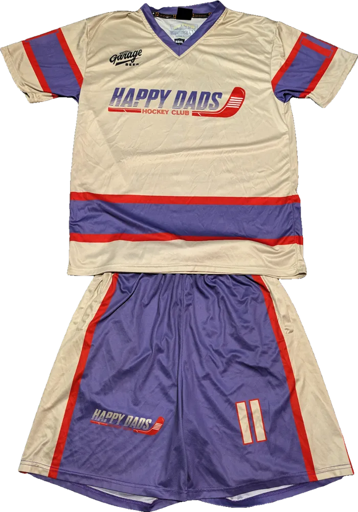 Bridgeville Happy Dads tan jersey, front