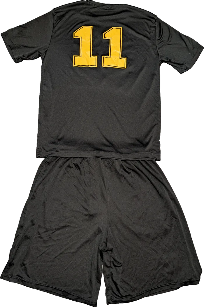 Pittsburgh Pioneers black jersey, back
