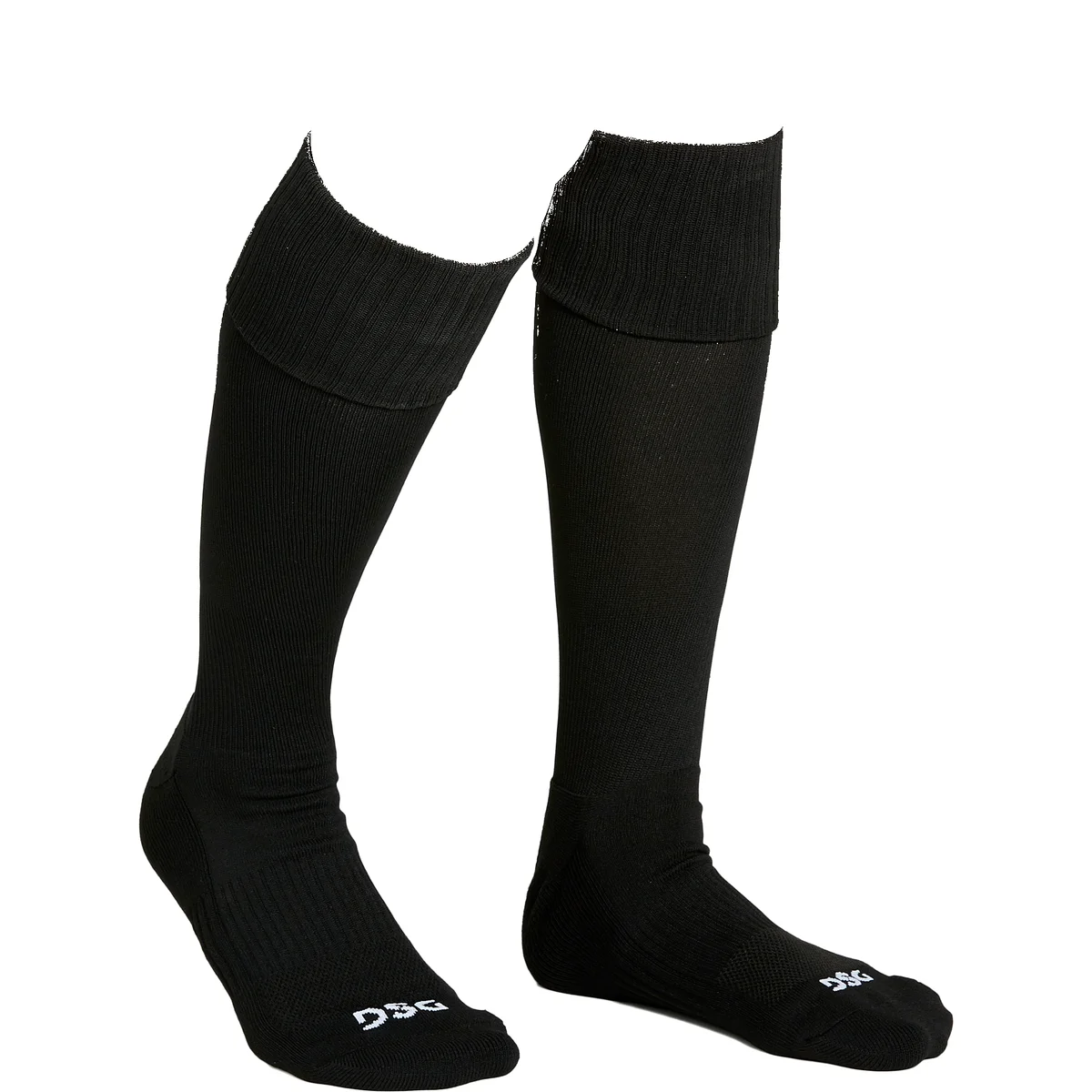 DSG Soccer II over-the-calf socks in black